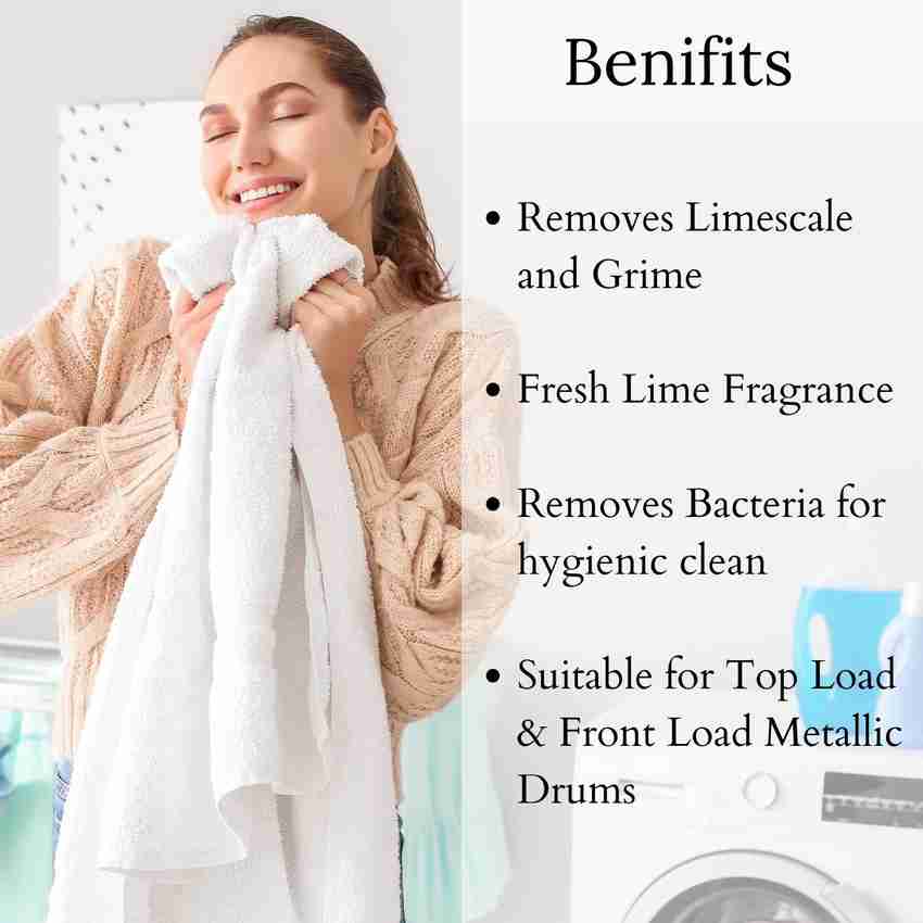 ATOMIC Washing Machine Cleaning Powder for LG Samsung IFB Bosch Whirlpool Haier Godrej Top Front Load 300 gm Detergent Powder 300