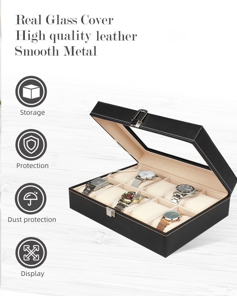 Wrist watch clearance storage box