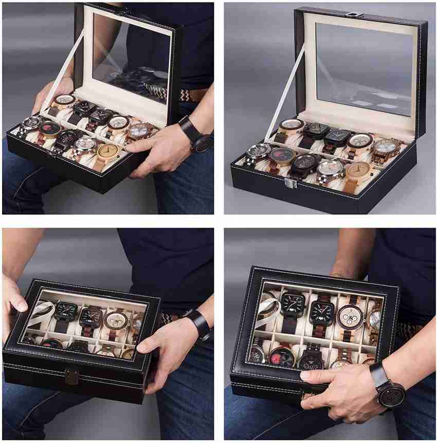 Wrist watch storage boxes top