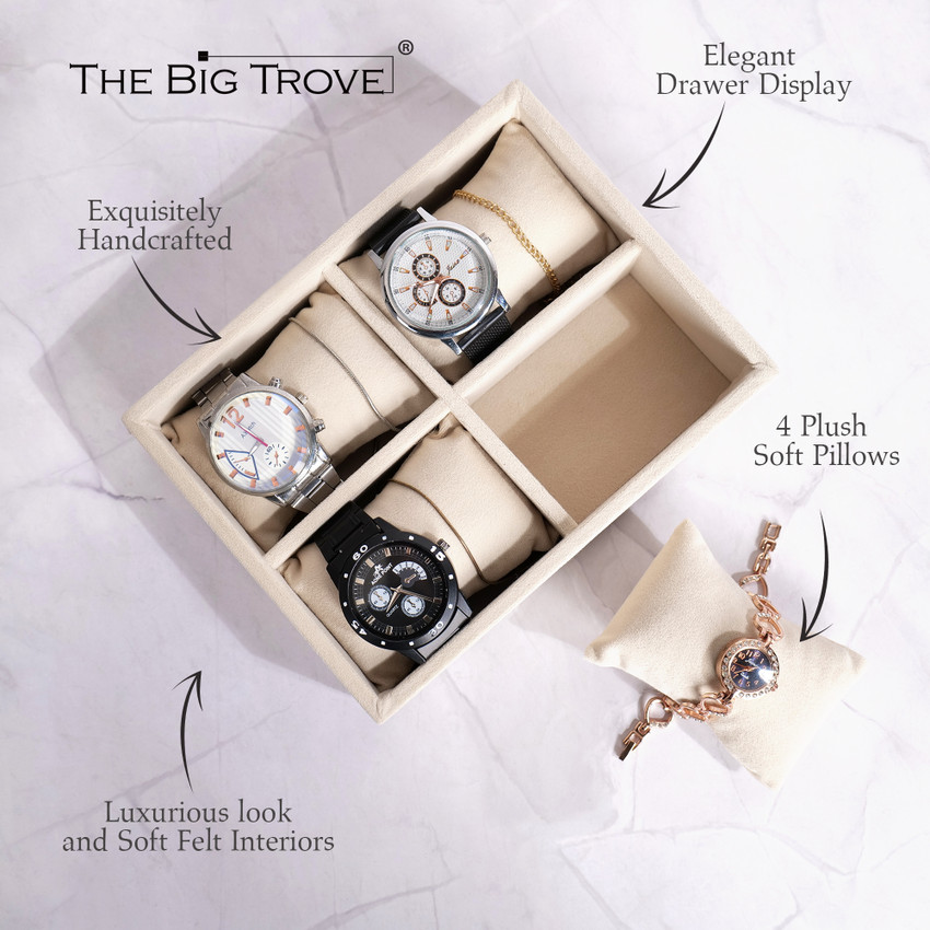 la trove Velvet Watch Bracelet Jewelry Tray for Drawer Storage tray Display for Watches Watch Box Price in India Buy la trove Velvet Watch Bracelet Jewelry Tray for Drawer Storage tray
