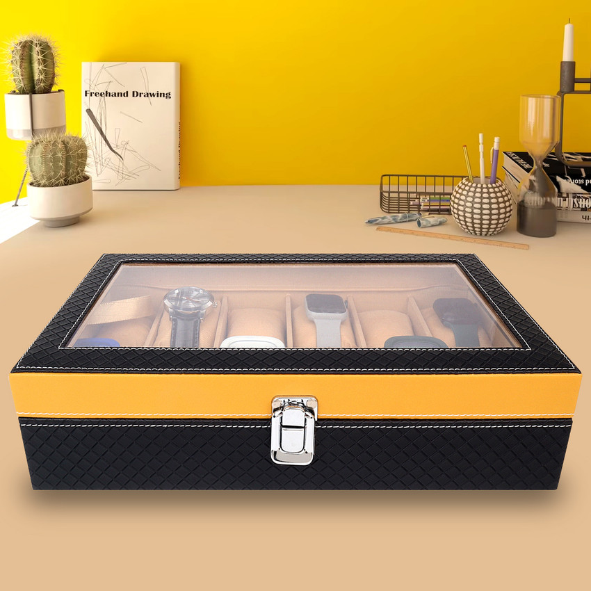 Gorch Watch Box organizer Watch Case Storage Box for Men and Women Watch Box Price in India Buy Gorch Watch Box organizer Watch Case Storage Box for Men and Women Watch
