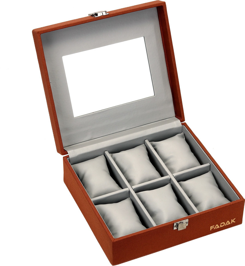 Fadak ghadi watch box 6 pis 93 Watch Box Price in India Buy Fadak ghadi watch box 6 pis 93 Watch Box online at Flipkart