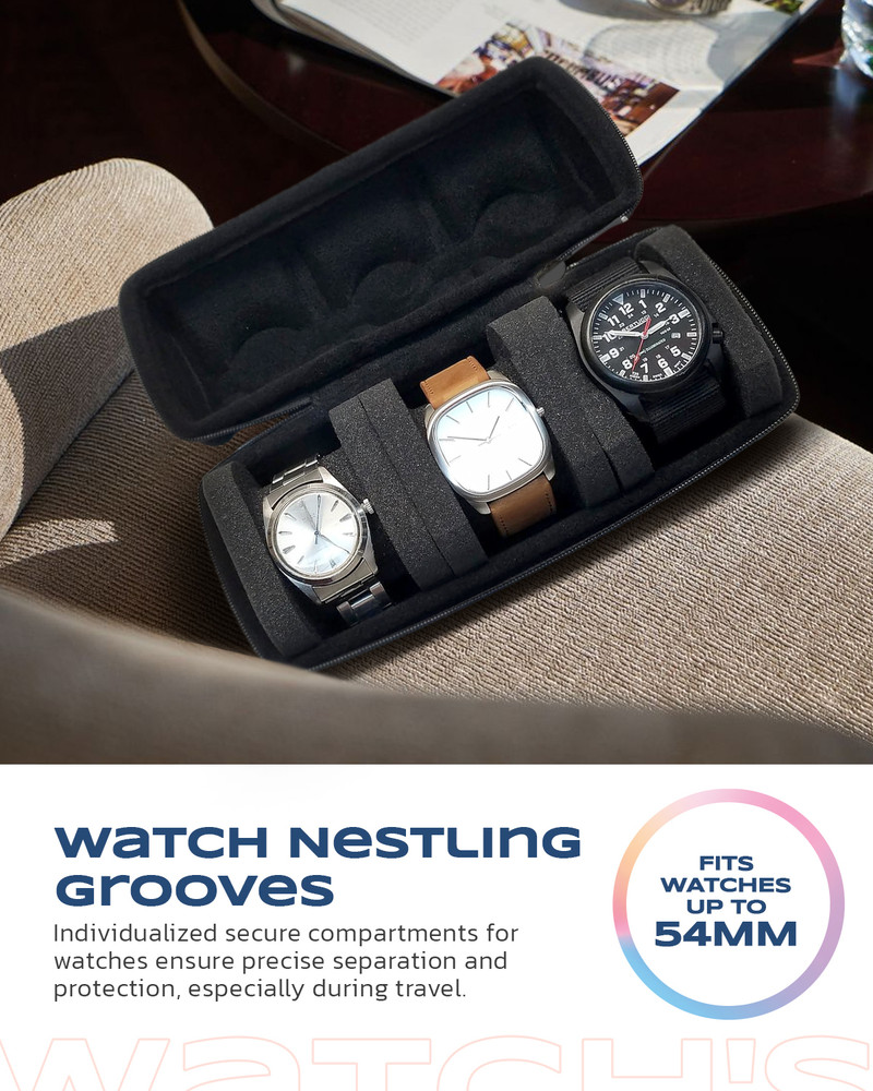 Portable watch box best sale