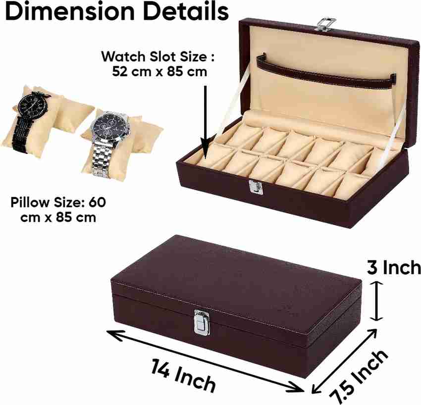 Watch box size shop