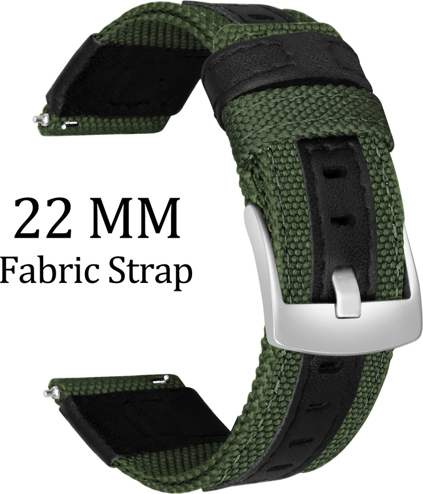 TIMEWEAR 22mm Quick Release Nylon Braided Sports Compatible with all kind of Watches 22 mm Fabric Watch Strap Price in India Buy TIMEWEAR 22mm Quick Release Nylon Braided Sports Compatible with