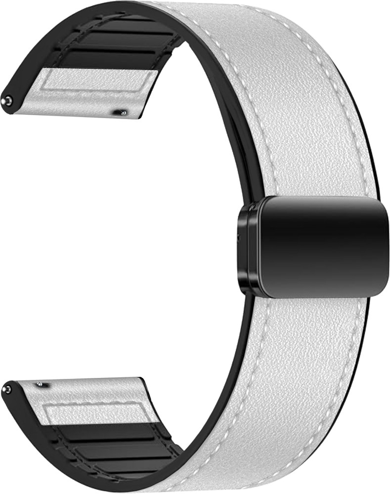 ACM Watch Strap Leather Magnetic Silicone for Garmin Vivomove Smartwatch Belt Band 1083372 mm Synthetic Leather Watch Strap Price in India Buy ACM Watch Strap Leather Magnetic Silicone for Garmin Vivo...
