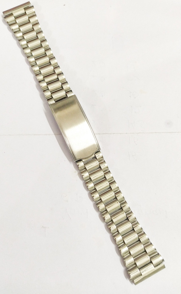 Oyster metal link wristband 18mm sales silver