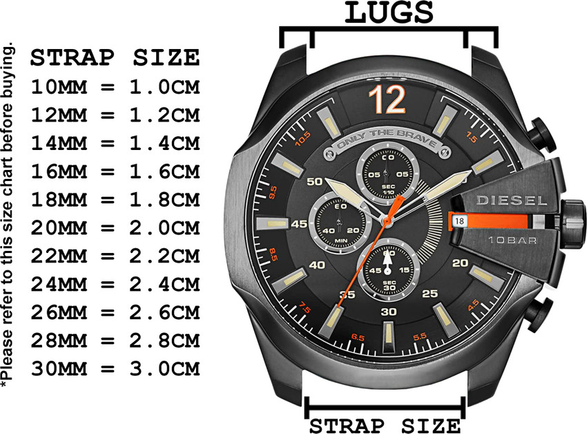 DBLACK DSLDS2 SUITABLE FOR DIESEL 28 mm Genuine Leather Watch Strap Price in India Buy DBLACK DSLDS2 SUITABLE FOR DIESEL 28 mm Genuine Leather Watch Strap online at Flipkart