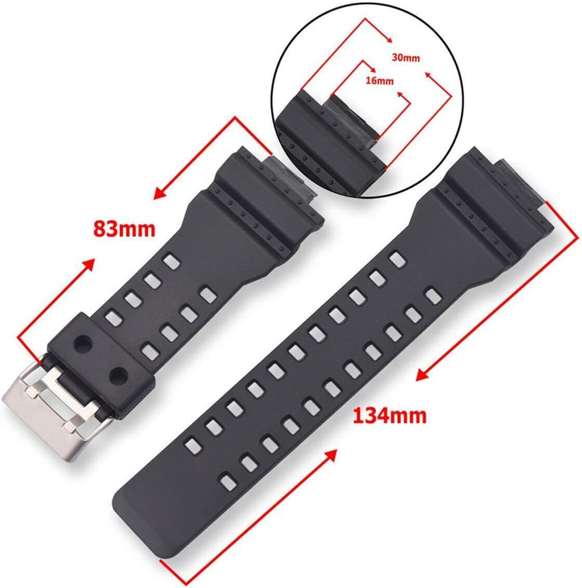 Rayyn CASO1 CASIO Strap Band for Men s G SHOCK GD 120 GA 100 GA 110 GA 100C 16 mm Resin Watch Strap