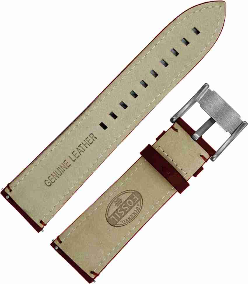 Fossil genuine clearance leather strap