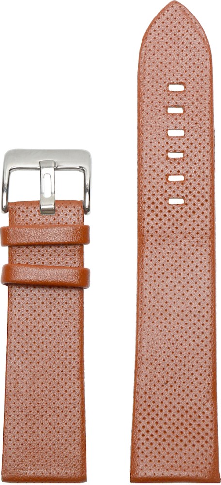 Teakwood Leathers Teakwood tan texture leather casual 22 MM watch