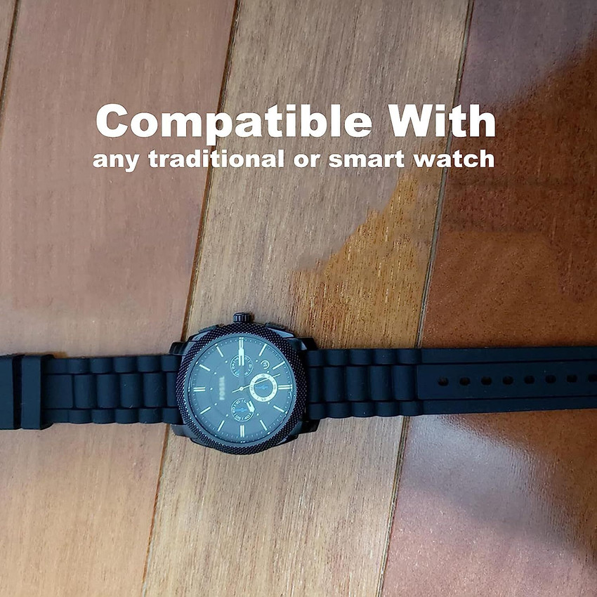 Fossil 24mm silicone watch strap new arrivals