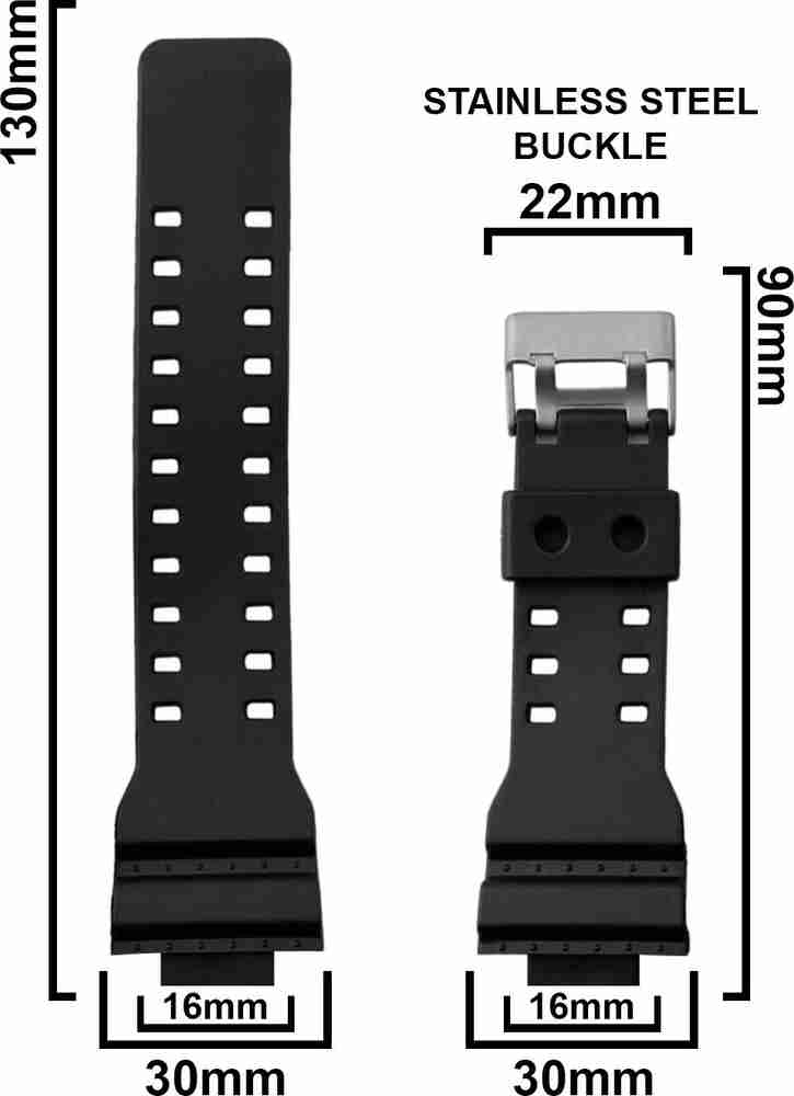 DBLACK CDS3 CASIO Strap Band for Men s G SHOCK GD 120 GA 100 GA 110 GA 100C 16 mm Resin Watch Strap