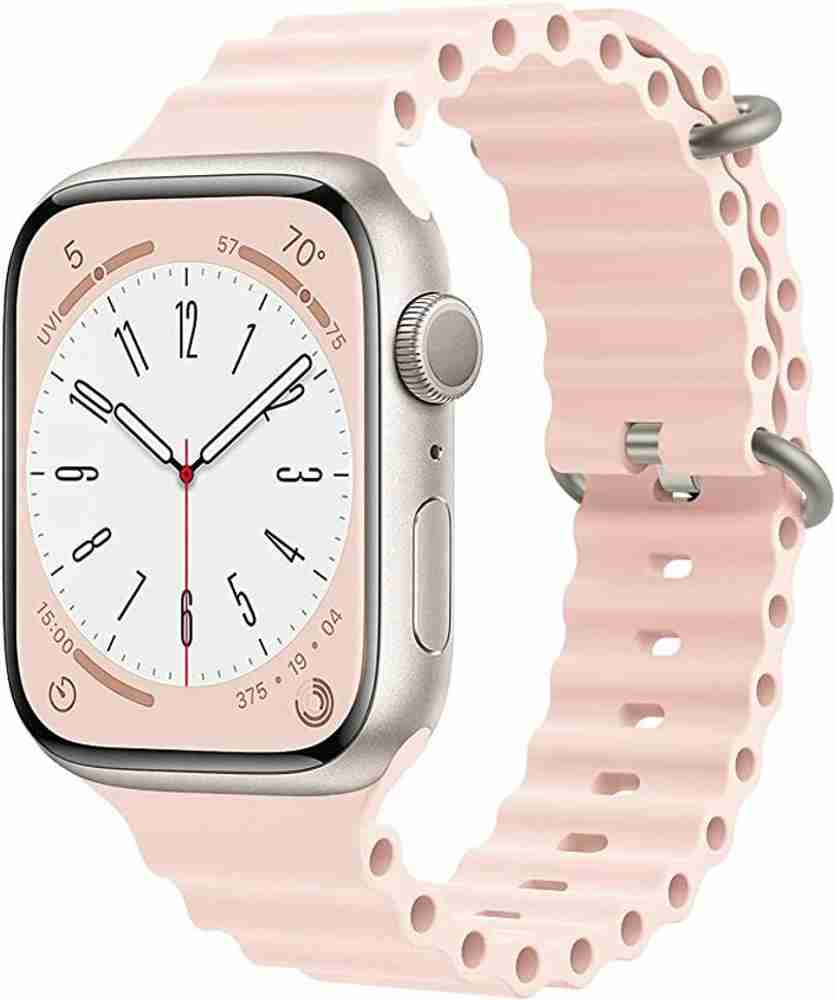 Space grey apple watch pink band shop