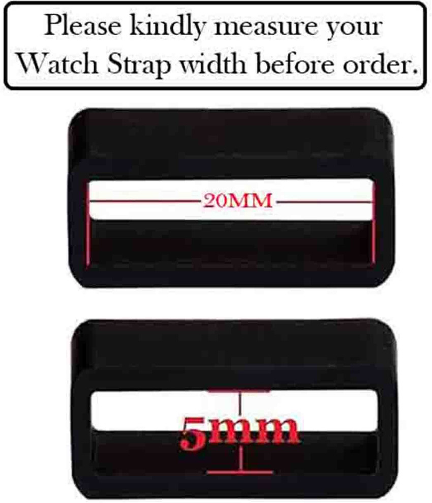 ADAMO 8 Silicone Watch Strap Loops Keepers Holder Retainer Loop Replacement Strap Loop 20 mm Silicone Watch Strap Price in India Buy ADAMO 8 Silicone Watch Strap Loops Keepers Holder Retainer Loop Rep...