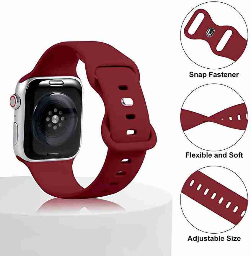 Getpay Watch Straps 41mm 40 mm 38mm for iWatch Series 8 7 6 5 4 3 2 1 SE 38 mm Silicone Watch Strap Price in India Buy Getpay Watch Straps