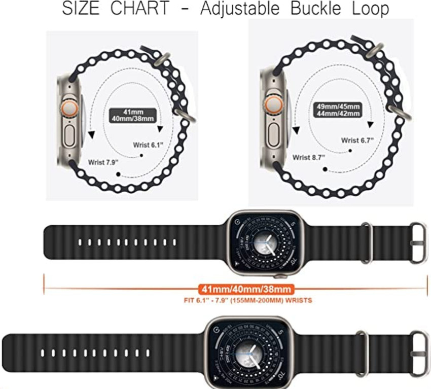 Watch mm discount size chart