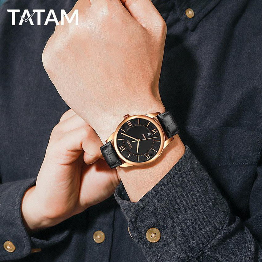 TATAM date time causal formal watch for men 9201 date time analog watch for men formal causal watch Analog Watch For Men Buy TATAM date time causal formal watch for