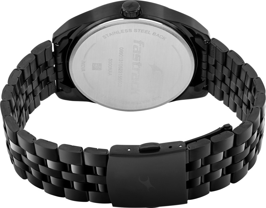 Fastrack titan ss back 30m wr price hotsell