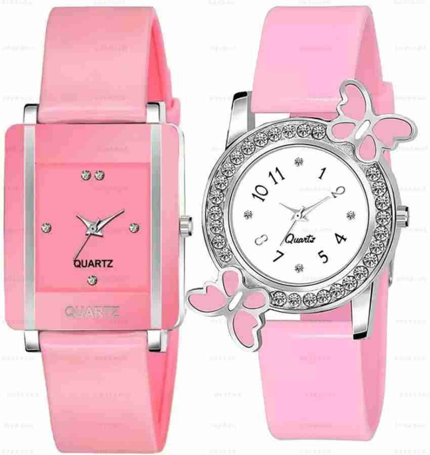 QALIBA Stylish Silicon Strap Diamond Luxury Fashion Watch Women Girls Analog Watch Color Pink Fancy Analog Silicon Women Analog Watch Analog Watch For Girls Buy QALIBA Stylish Silicon Strap