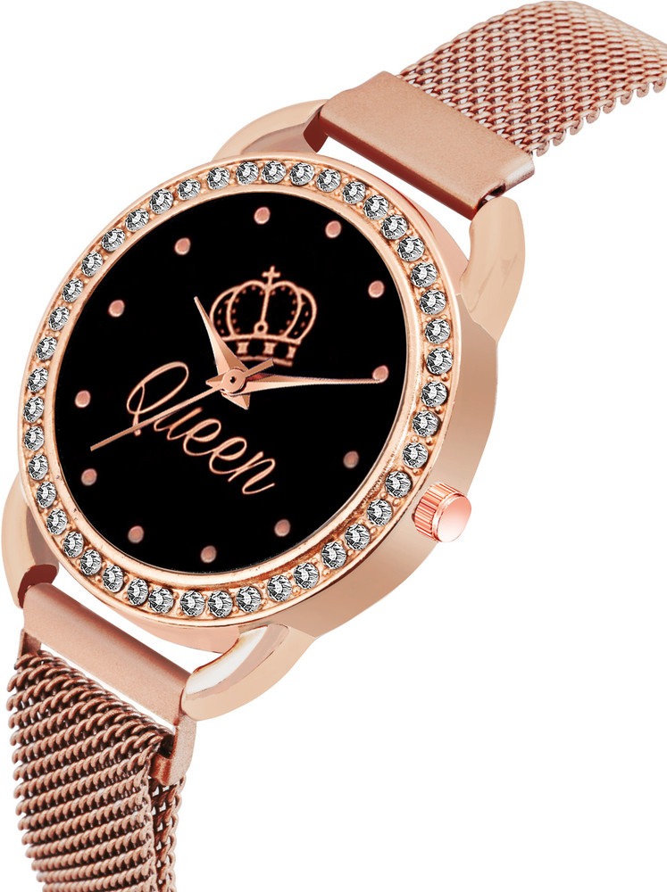 Flipkart rose outlet gold watch