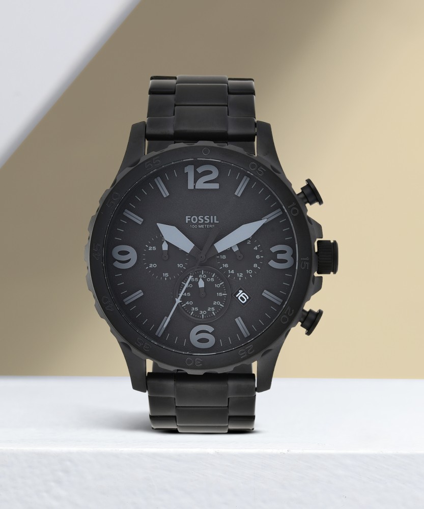 Fossil q hotsell nate black