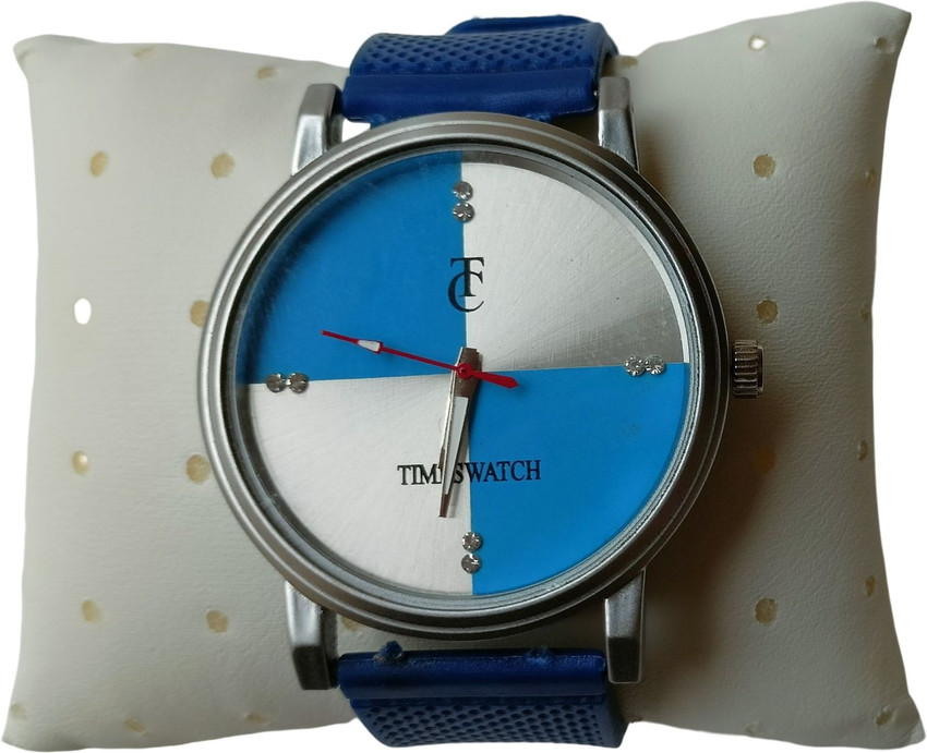 Hand watch clearance blue colour