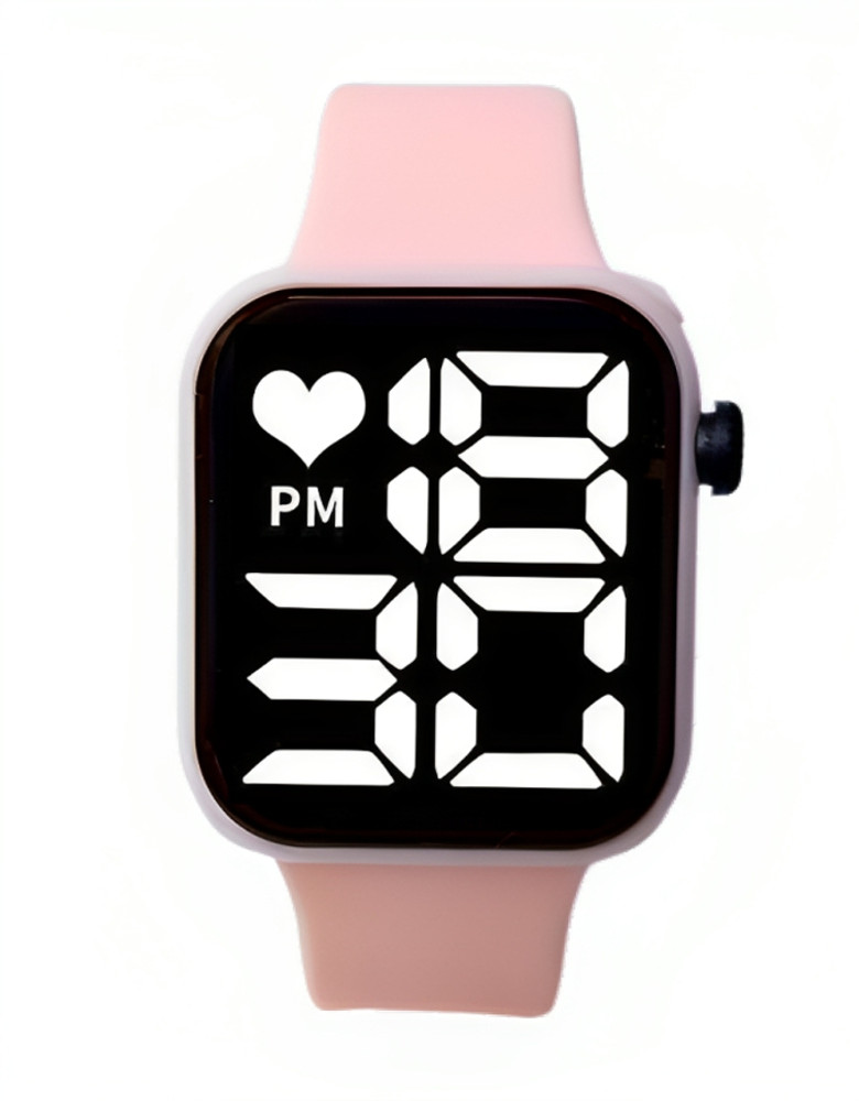 Texture Digital Watch For Boys Girls Buy Texture Digital Watch For Boys Girls Pink Color Online at Best Prices in India Flipkart