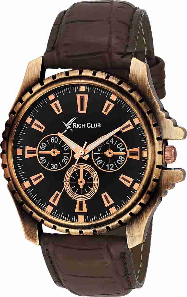 Rich Club Analog Watch For Men Buy Rich Club Analog Watch For Men RC 3106 Copper Antique Online at Best Prices in India Flipkart