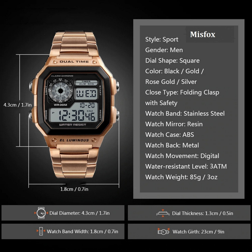 Skmei 1335 discount rose gold