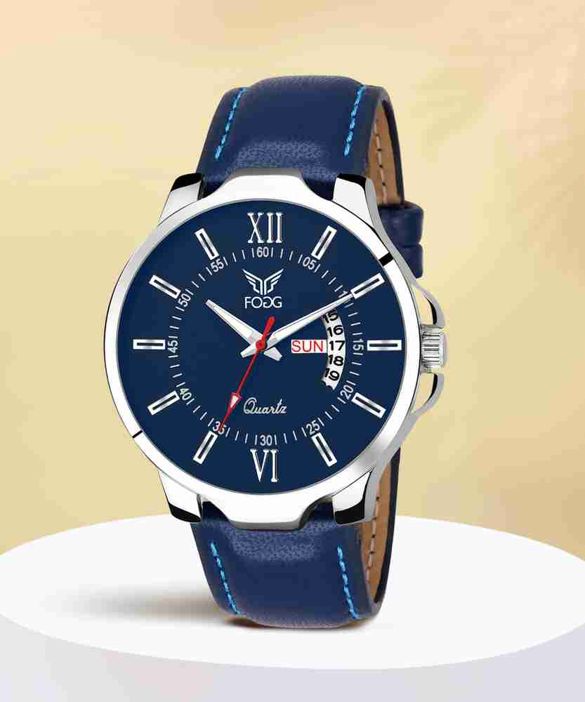 FOGG FOGG 1141 Blue Day and Date Analog Watch For Men Buy FOGG FOGG 1141 Blue Day and Date Analog Watch For Men 1141 BL Online at Best Prices in India Flipkart