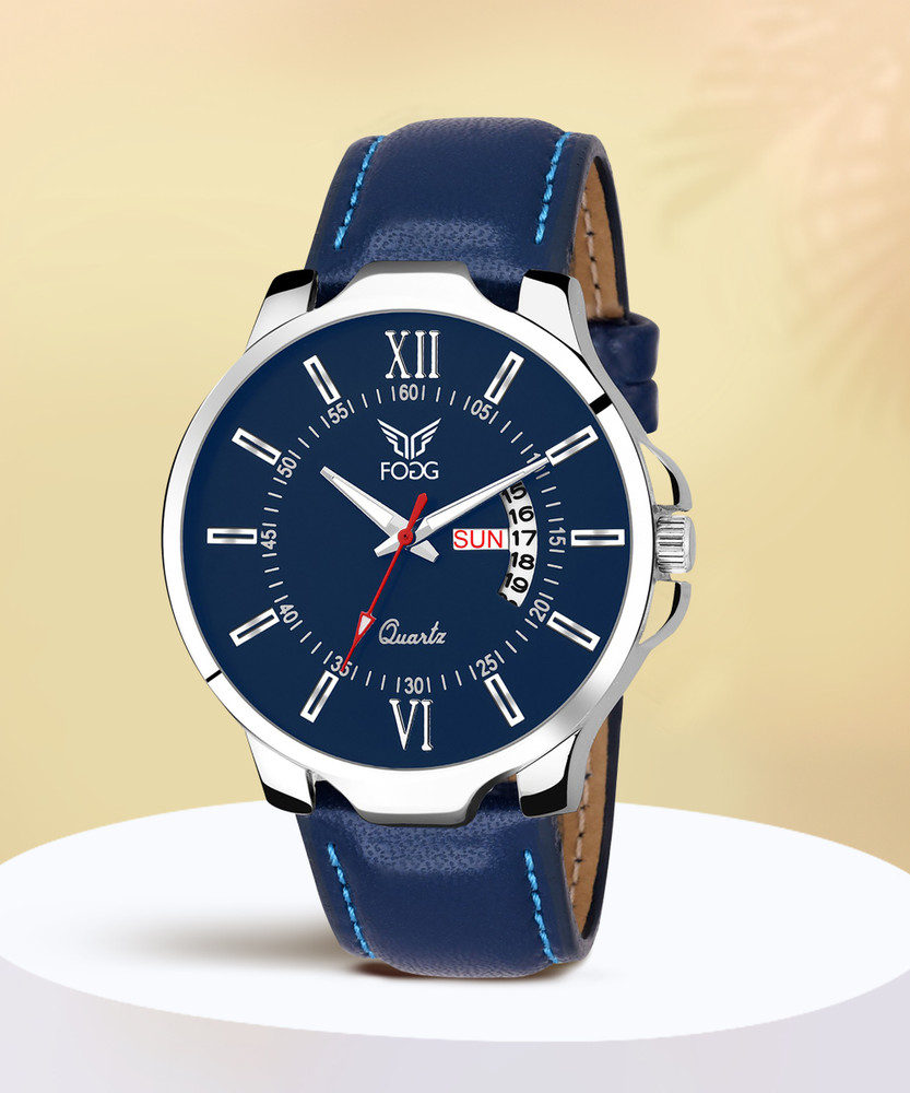 FOGG FOGG 1141 Blue Day and Date Analog Watch For Men Buy FOGG FOGG 1141 Blue Day and Date Analog Watch For Men 1141 BL Online at Best Prices in India Flipkart