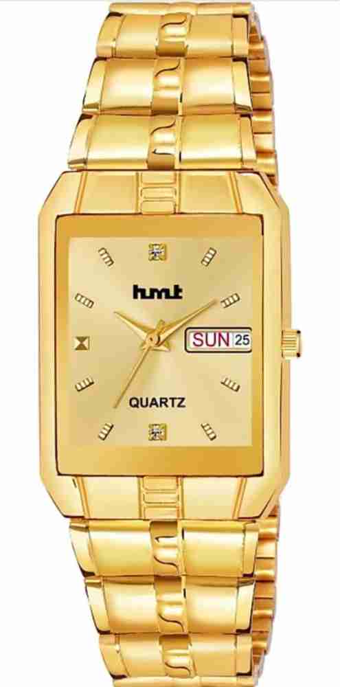 HMT DLX hmt 9001 gold DD Original Premium Gold Plated Gold Dial