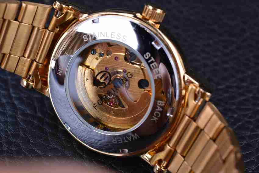 Forsining See Through Back Self Winding Automatic Mechanical