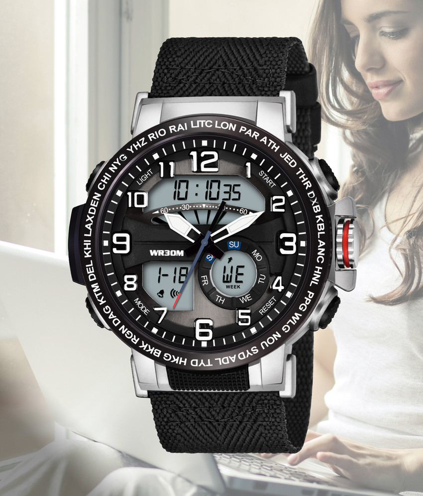 Harbor 1001 Black Multi Function Men s Sports Watch Alarm Hourly Chime Water Resistance Analog Digital Watch For Men Buy Harbor 1001 Black Multi Function Men s Sports Watch Alarm Hourly Chime Water Re...