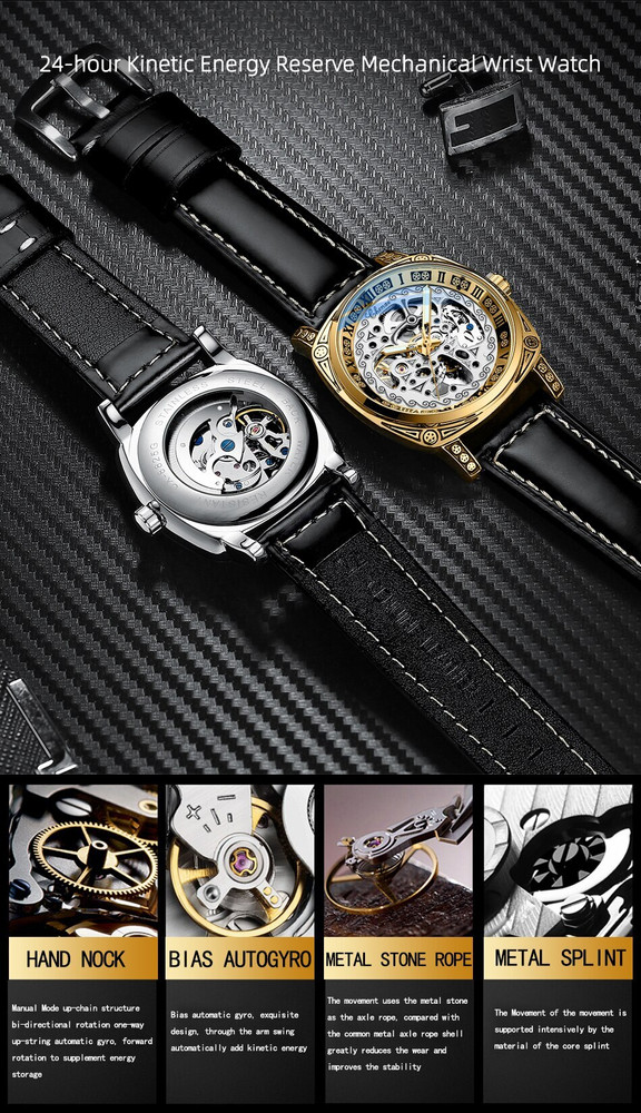 Automatic wrist watches get energy from shop