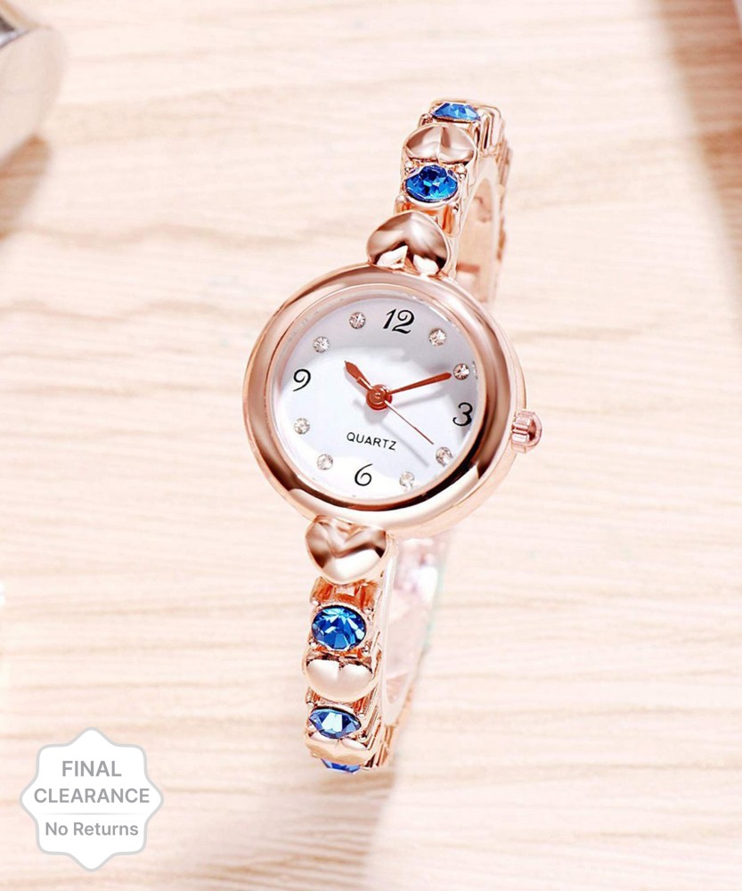 Rose gold watch hot sale chain bracelet