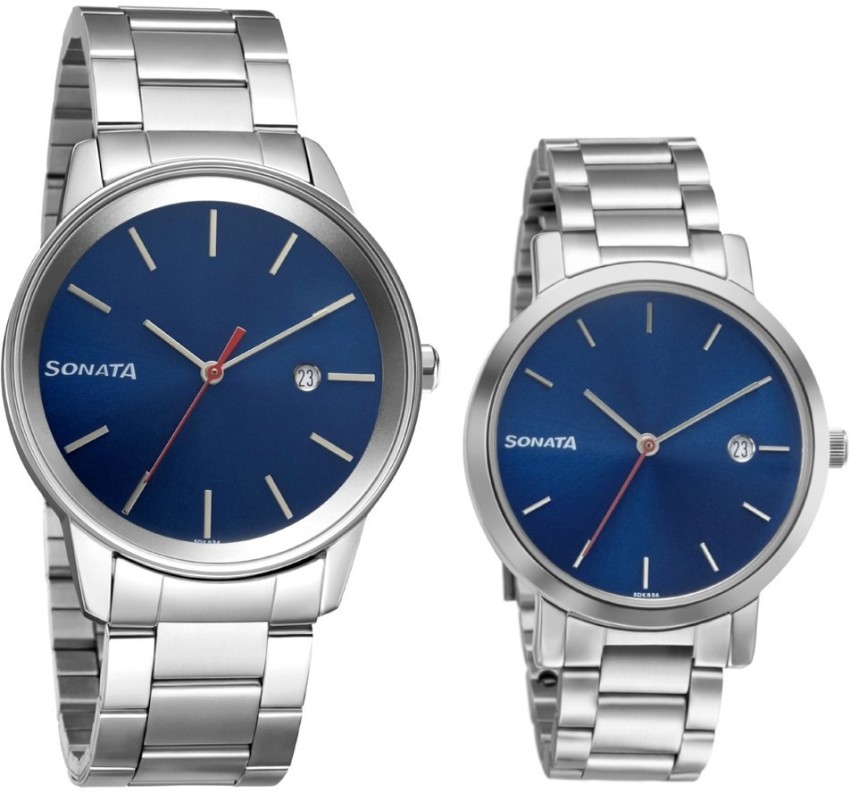 Sonata couple watches discount flipkart