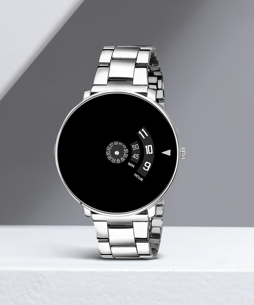 SPLAZOS Paidu Stylish Cronography Analog Watch For Men Buy SPLAZOS Paidu Stylish Cronography Analog Watch For Men New Black Dial Stainless Still Strap For Couple And Boys And Girls
