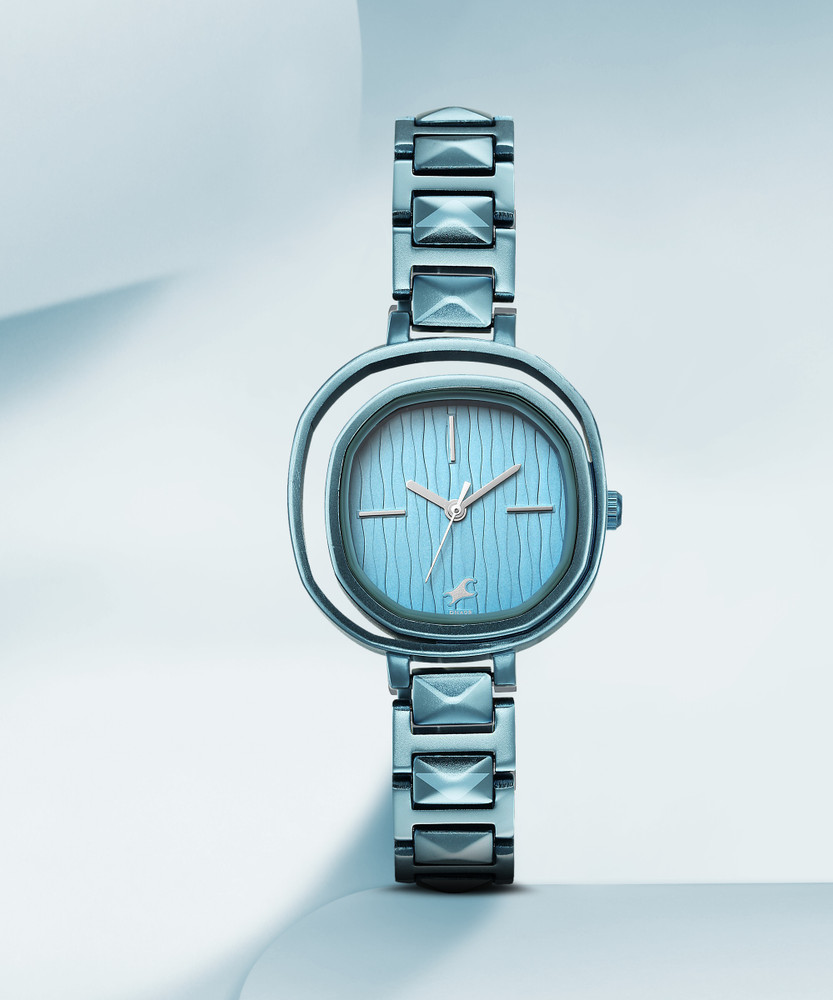 Fastrack analog silver store dial women's watch