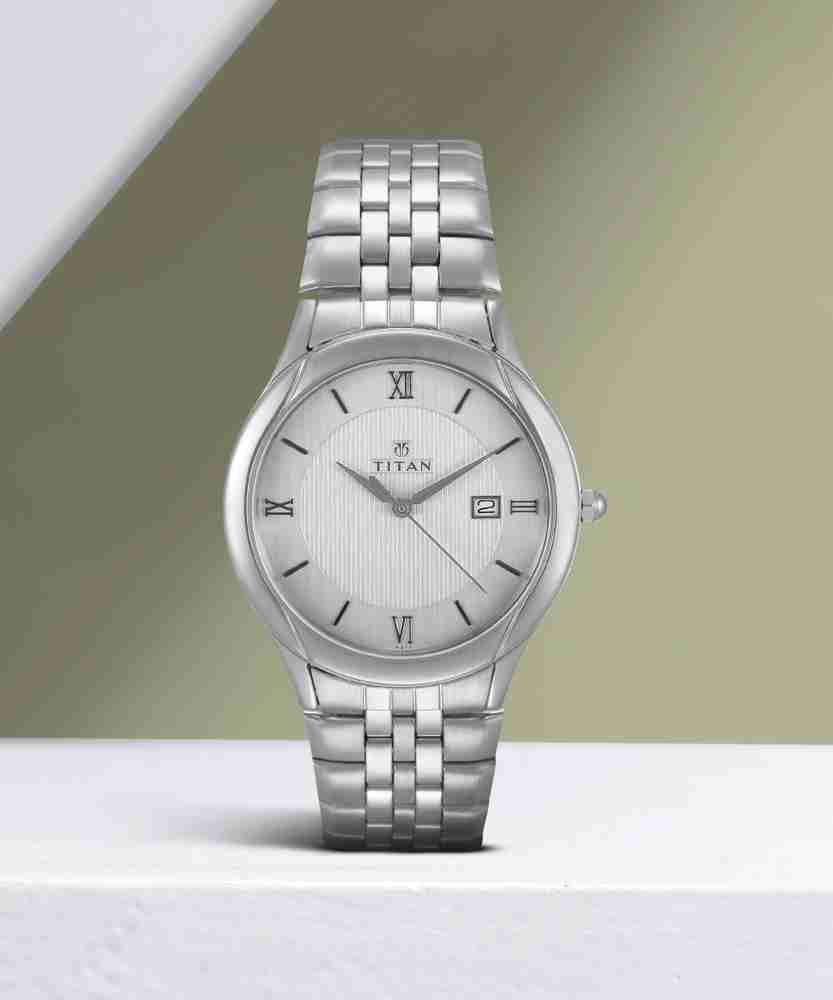 Titan NQ1494SM01 Steel Analog Watch For Men Buy Titan NQ1494SM01 Steel Analog Watch For Men NQ1494SM01 Online at Best Prices in India Flipkart