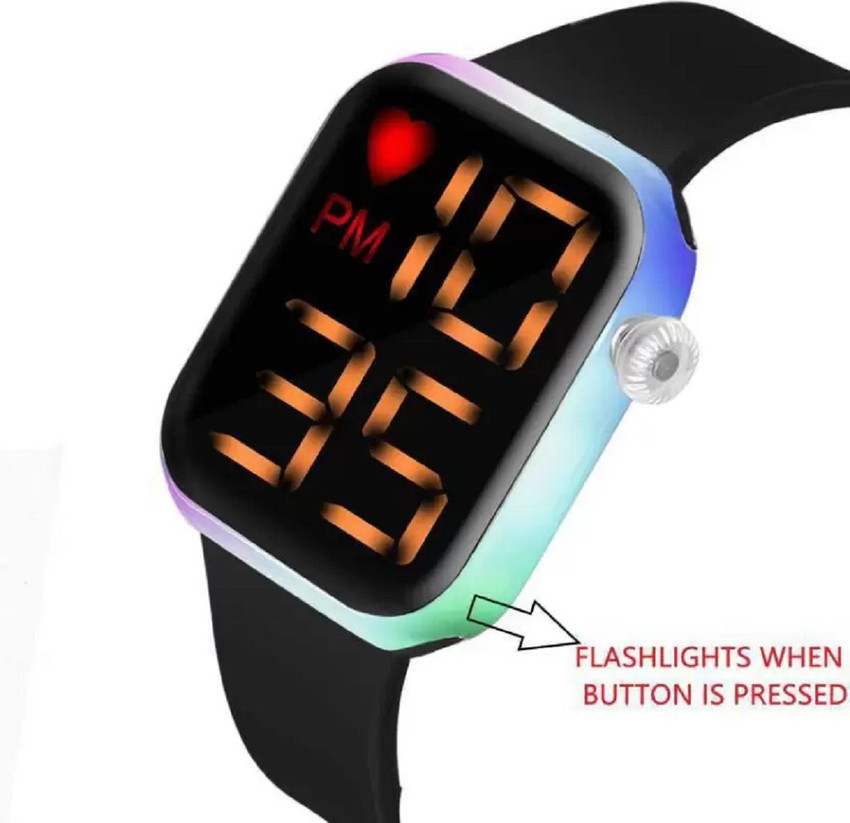 Touch led watch hotsell price
