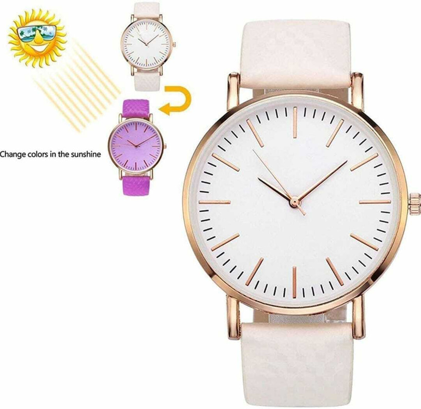 White colour discount watch for womens