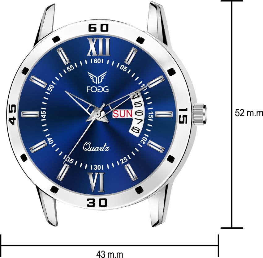 FOGG 2047 SPL BLUE Working Day and Date Analog Watch For Men Buy FOGG 2047 SPL BLUE Working Day and Date Analog Watch For Men 2047 SPL BLUE Online at Best Prices