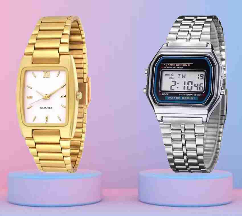 Men's analog shop watch with alarm