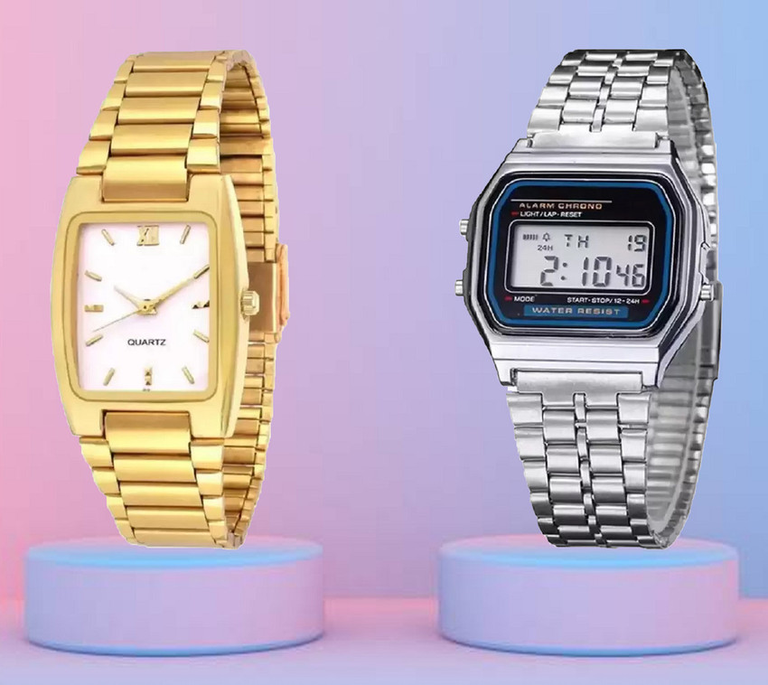 Gold sales digital watch