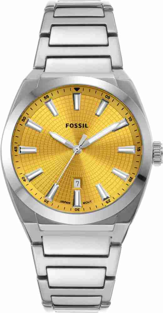 Fossil yellow 2024 watch