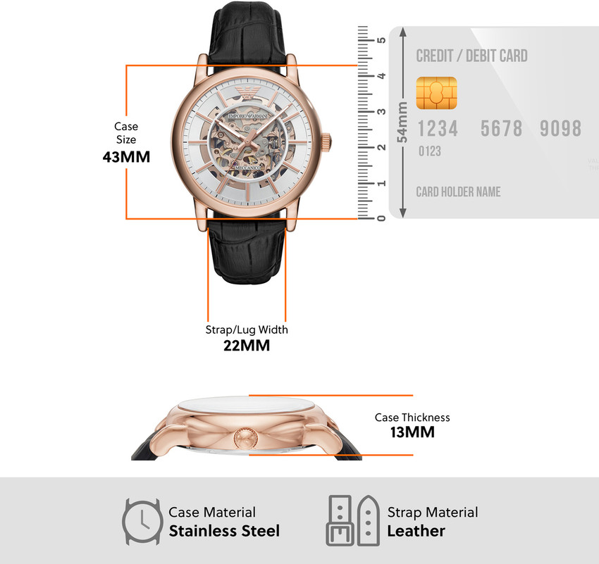 EMPORIO ARMANI Luigi Luigi Analog Watch For Men Buy