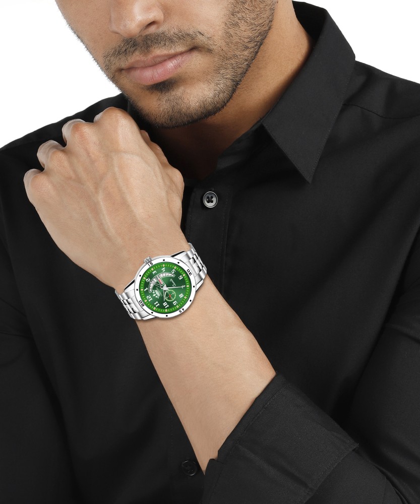 Green wrist online watch