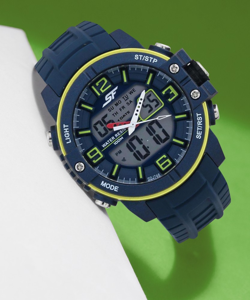 Sonata watch analog outlet digital